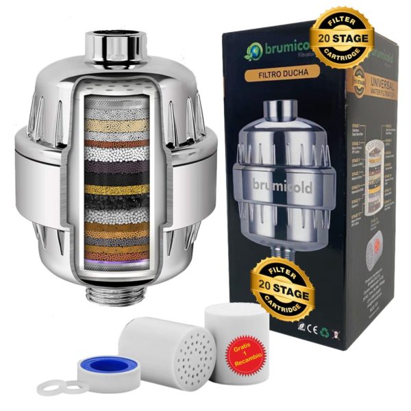 Pack filtro de ducha F01 20 etapas - Imagen 2