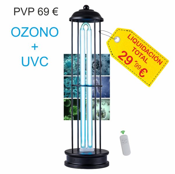 Lámpara UVC + Ozono
