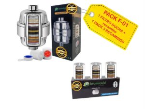 Pack filtro de ducha F01 20 etapas
