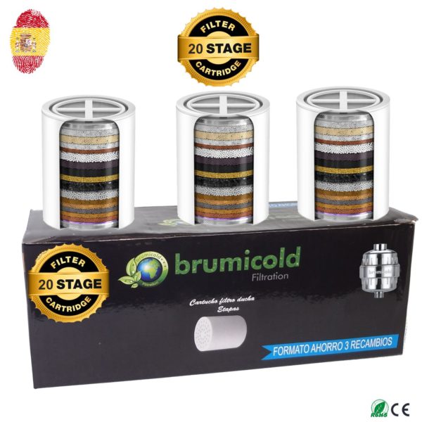Pack filtro de ducha F01 20 etapas - Imagen 4